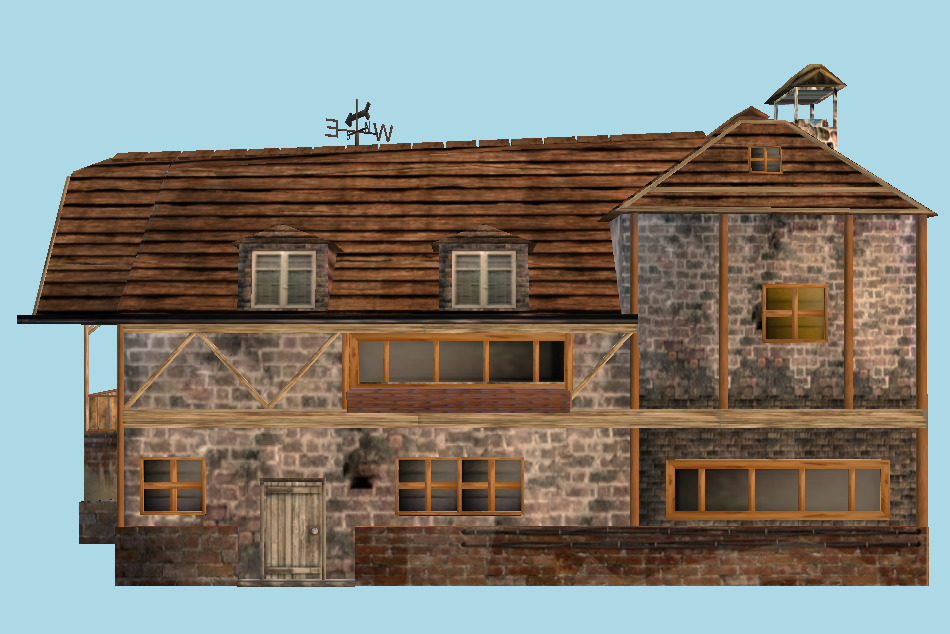Old Gost House 3d model